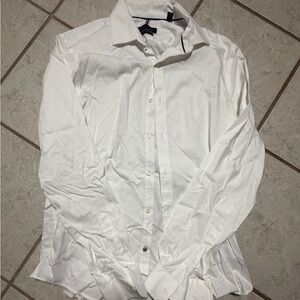 Tommy Hilfiger White Long-Sleeve Dress Shirt